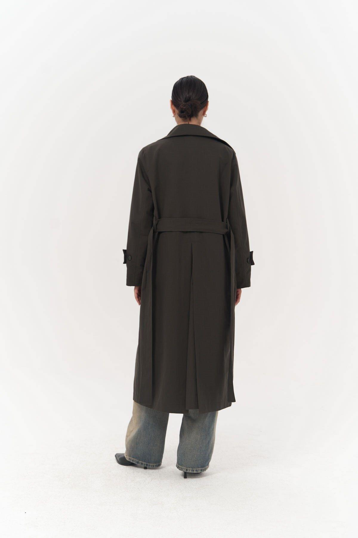 Albany Anthracite Seasonal Trench Coat