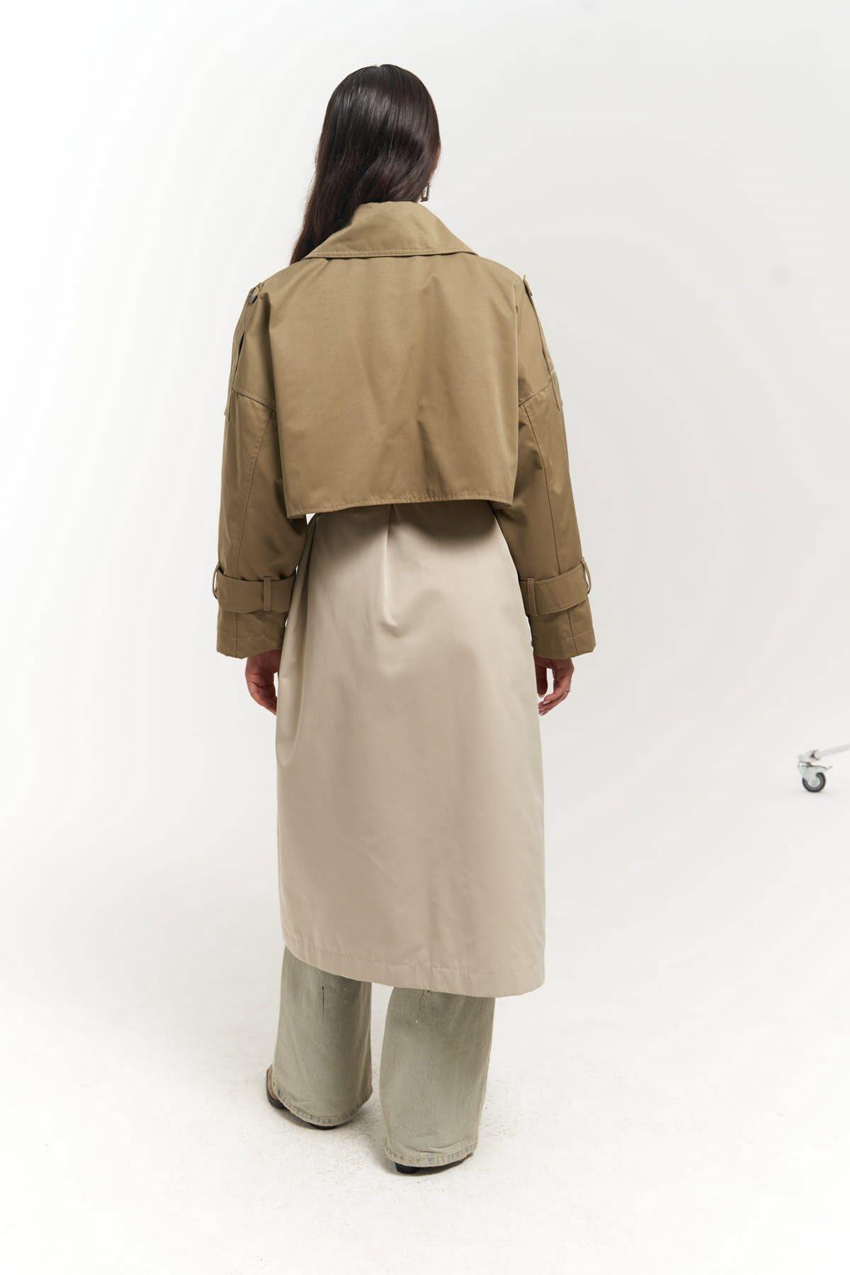 Bellamy Khaki Beige Trench Coat