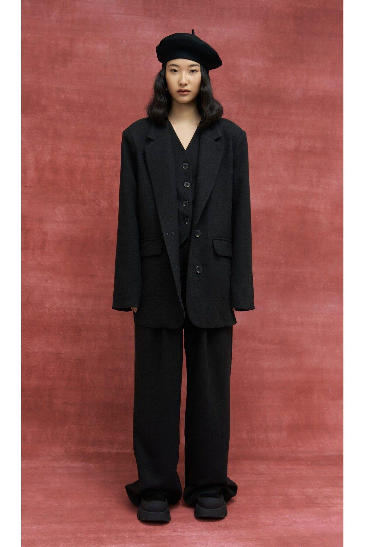 Blake Anthracite Blazer Vest and Trousers Set