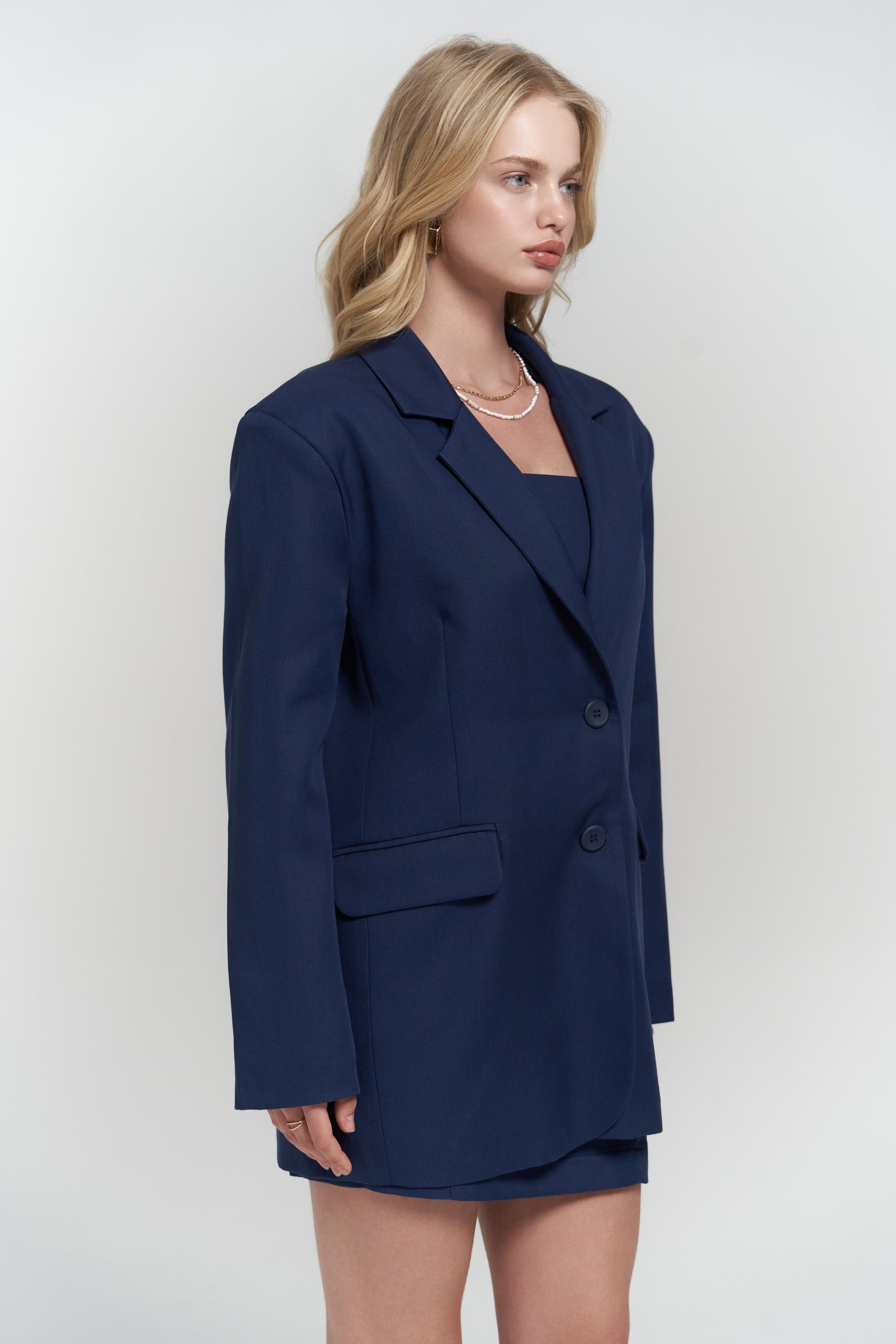 Clara Lacivert Blazer