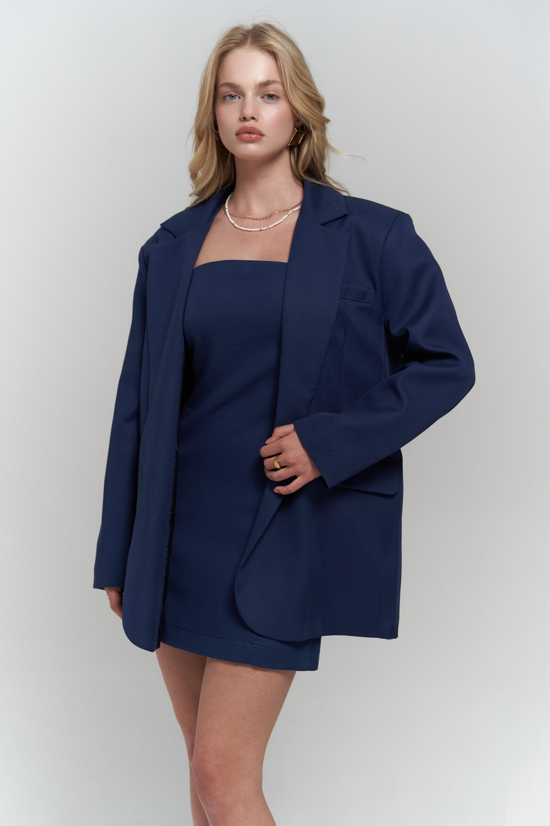 Clara Lacivert Blazer