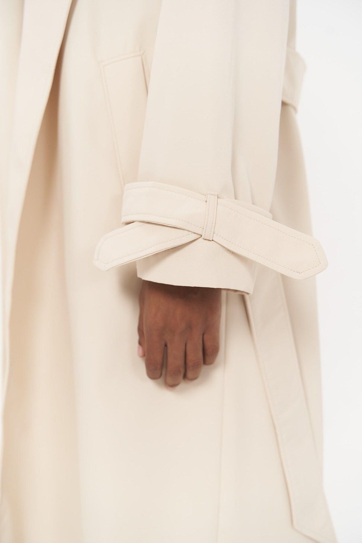 Mai Femme Light Beige Oversize Trenchcoat