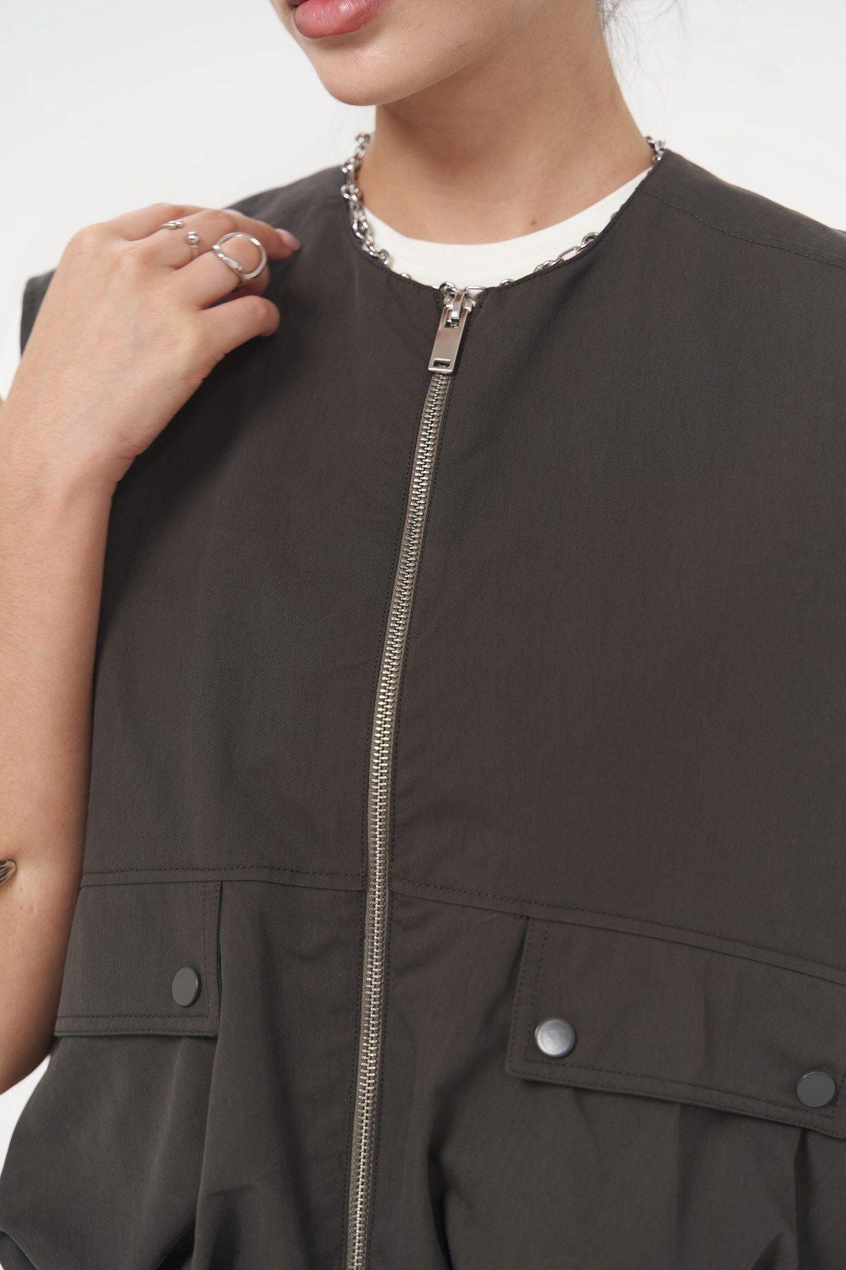 Hardy Anthracite Bomber Vest