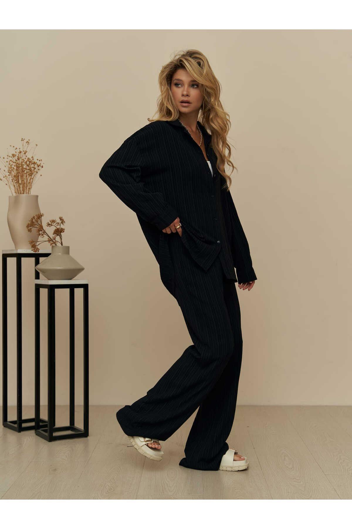 Mai London Black Two Piece Set