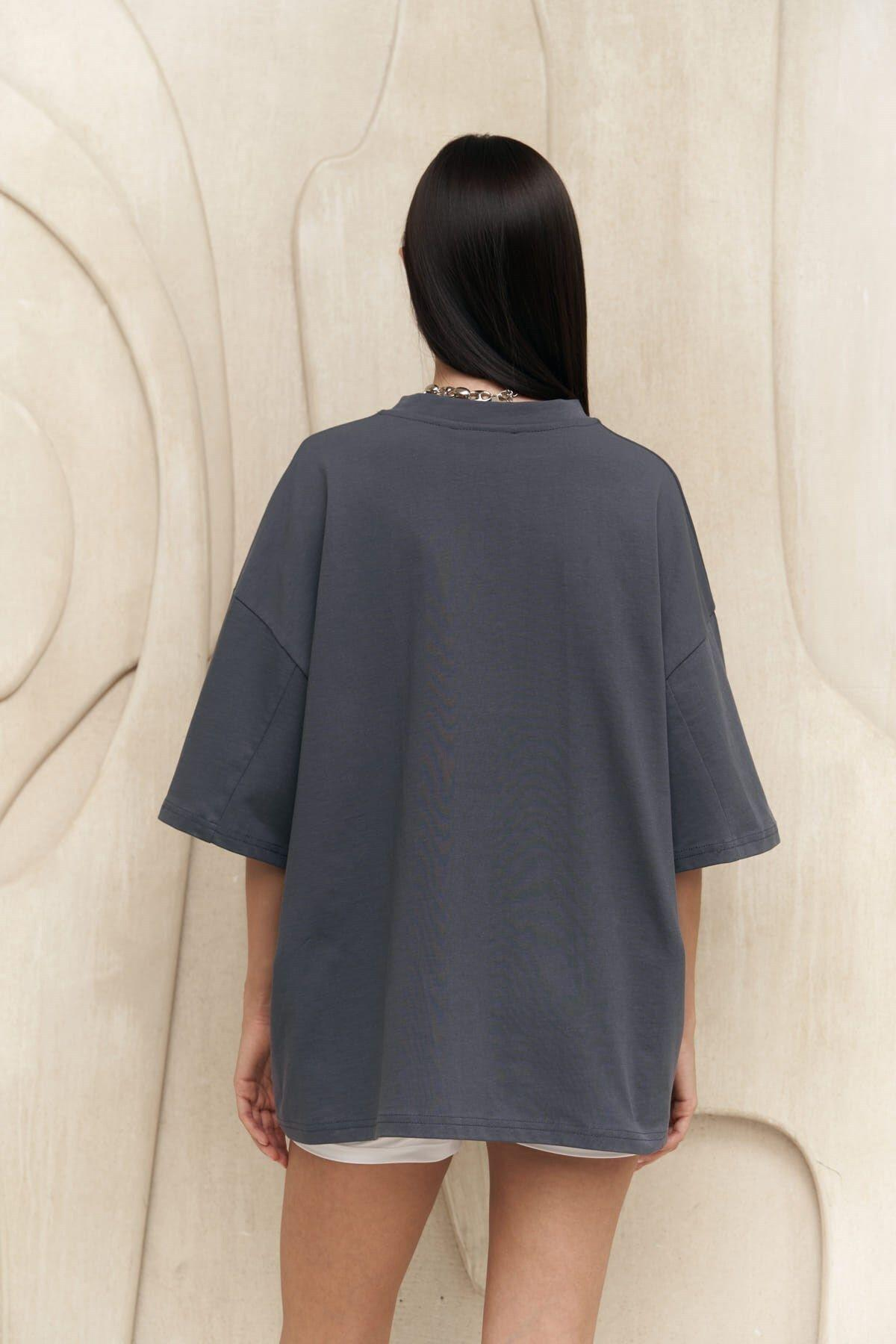 Money Magnet Anthracite Oversize T-Shirt