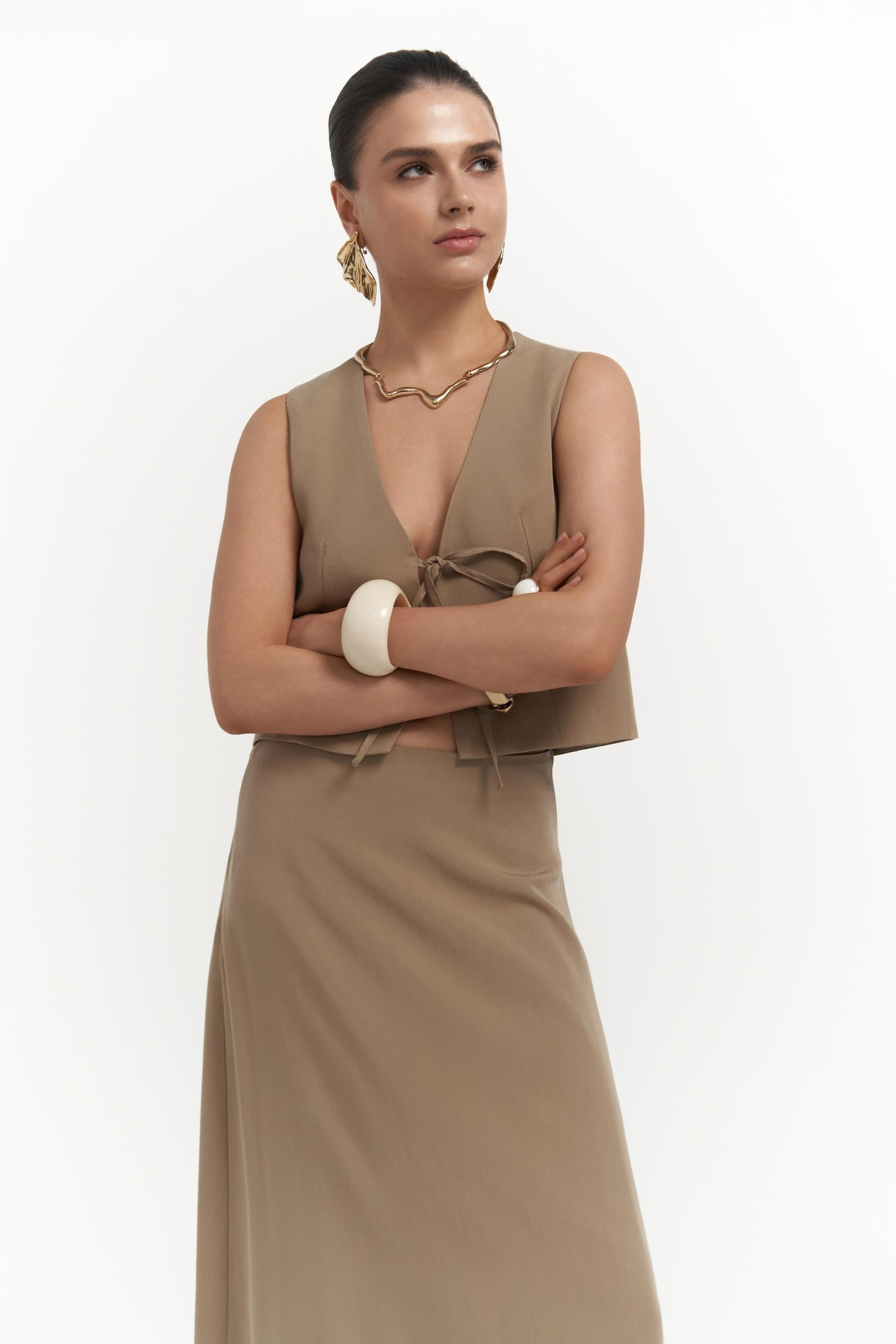 Orsha Bej Yelek Etek Takım