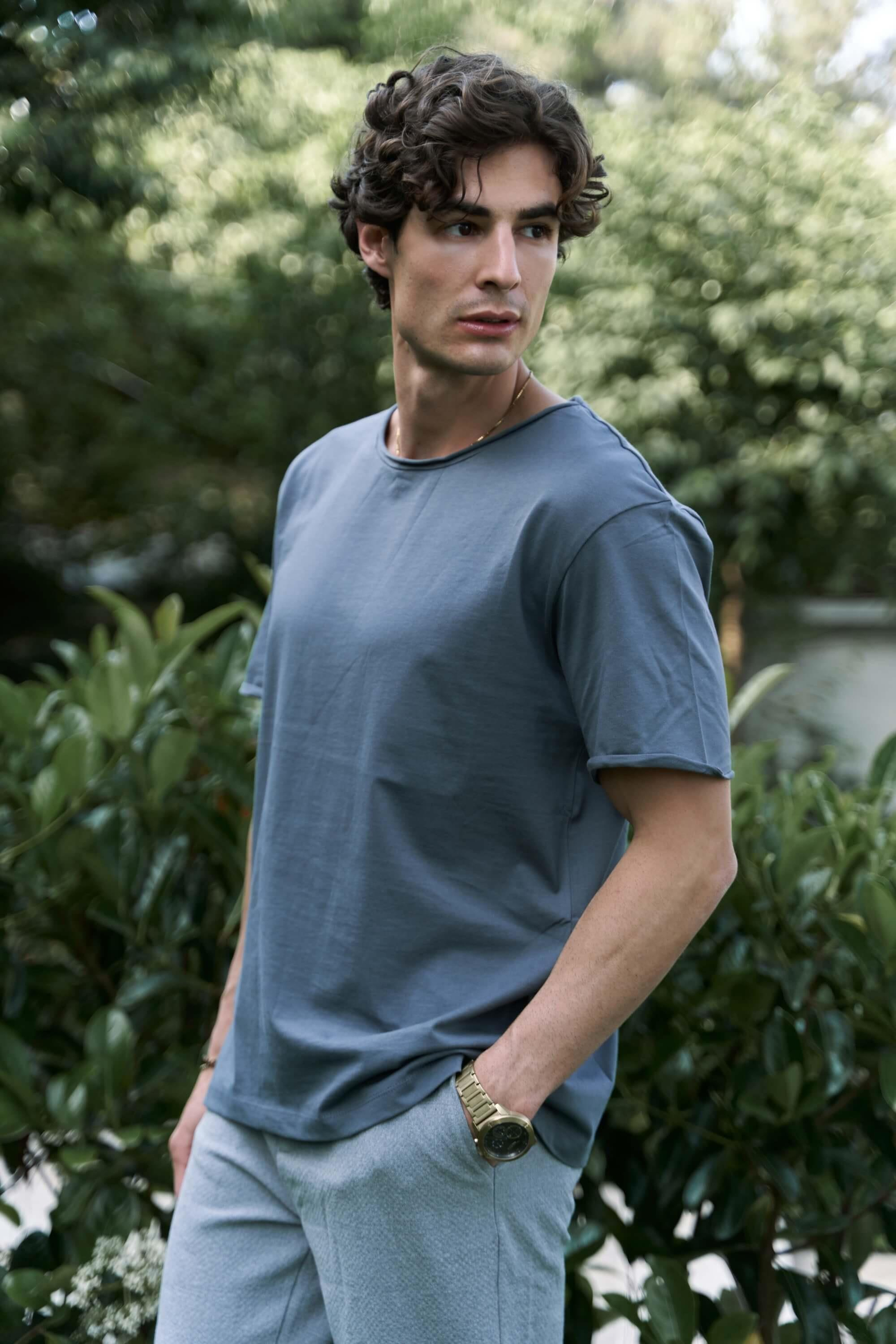 Pierce Men's Dark Gray T-Shirt