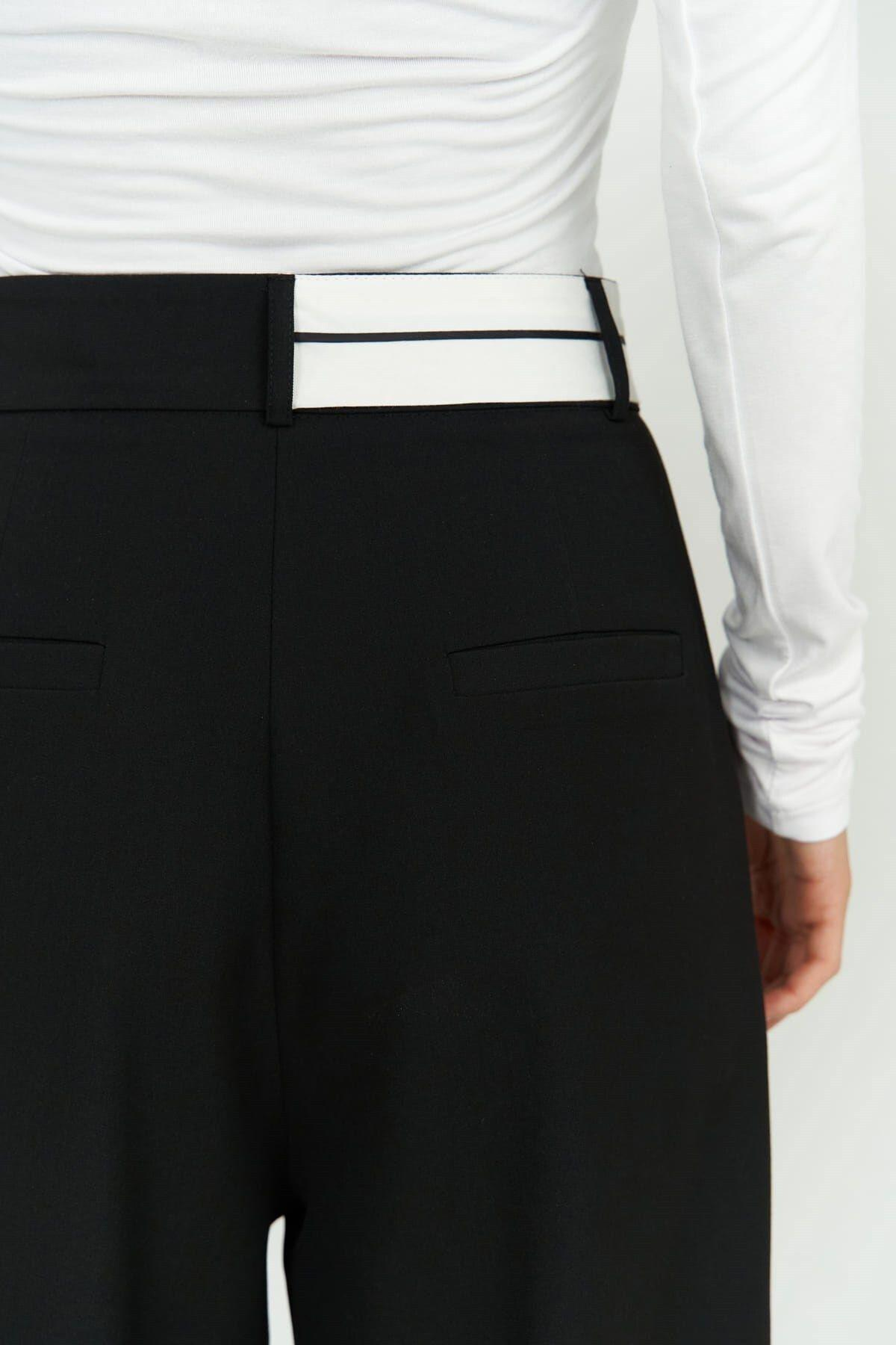 Prato Black Palazzo Pants