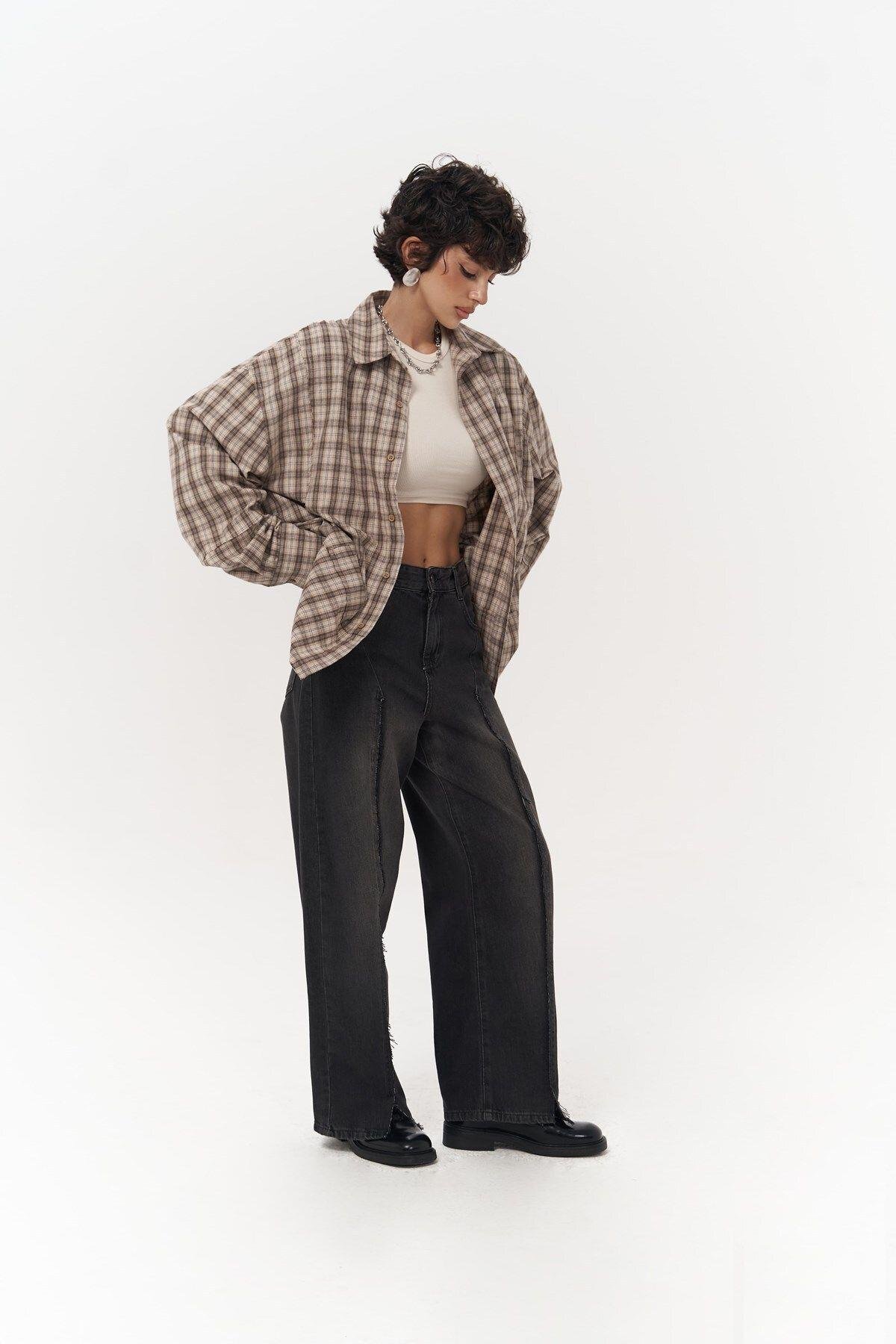 Roan Beige Oversize Unisex Shirt