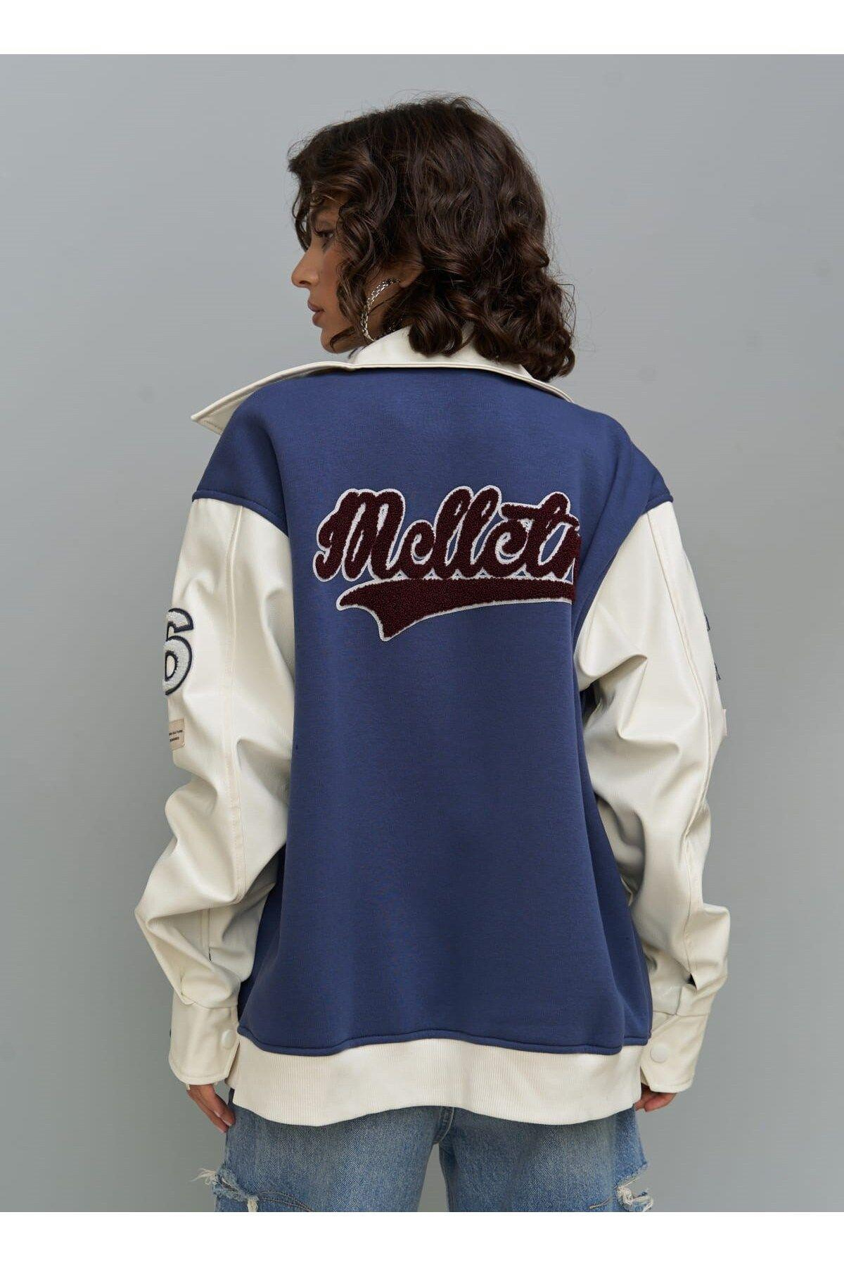 State Indıgo Varsity Jacket