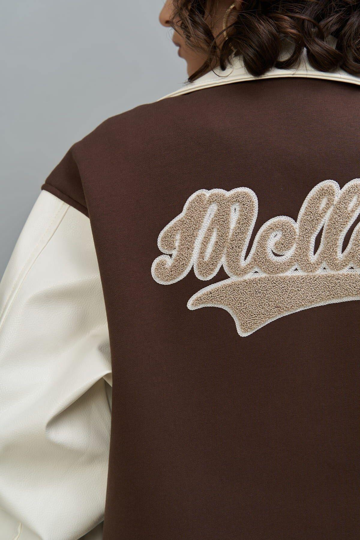 State Kahverengi Kolej Ceket