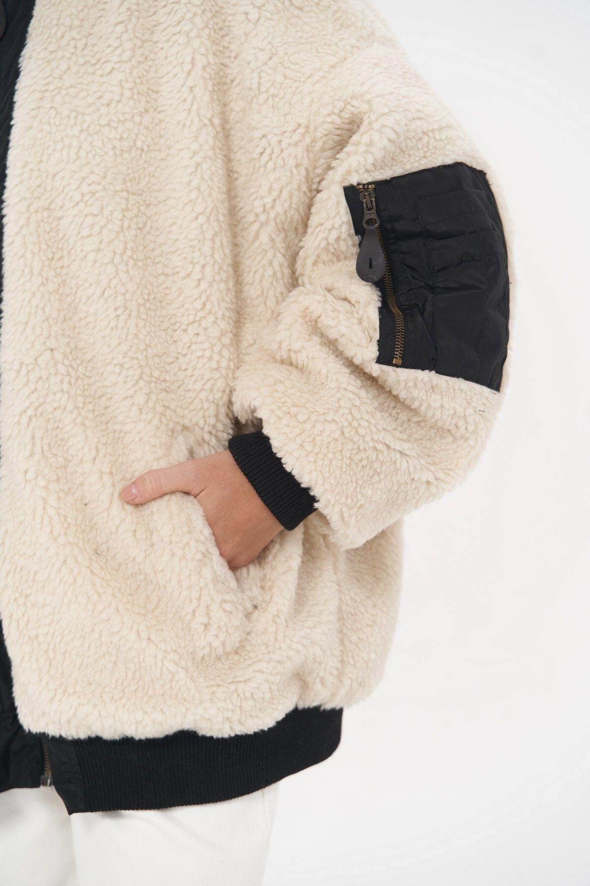 Two-way Black Double-Sided Coat