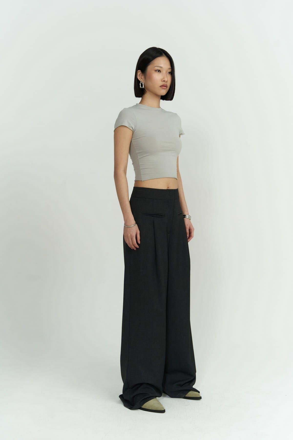 Werner Anthracite Palazzo Pants