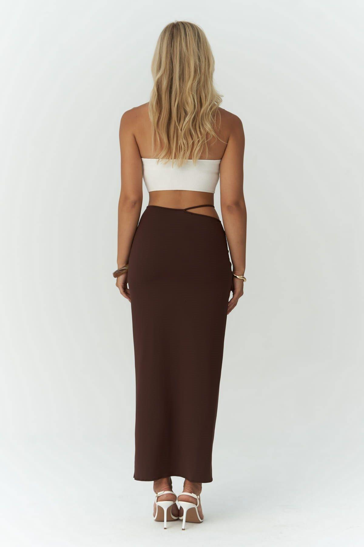 Willy Brown Long Skirt with Rope Detail