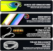 Eurofish Aragon VATIS Popper 100mm 15gr Su Üstü Maket Balık