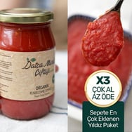3 'lü Paket Organik Rendelenmiş Domates 450 gr görseli.