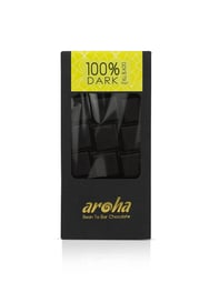 Aroha %100 Bitter Çikolata 80 Gr görseli.