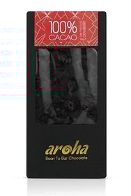 Aroha %100 Bitter Çikolata Turna yemişli 110 Gr görseli.