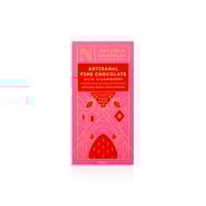 Artizanal Çilekli Sütlü Tablet Çikolata 100gr Naturca görseli.