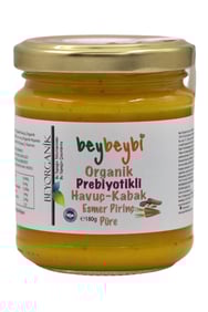 Beyorganik Organik Havuç Kabak Esmer Pirinç Püresi 180 Gr görseli.
