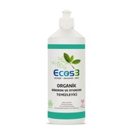 ECOS3 ORGANİK BİBERON VE OYUNCAK TEMİZLEYİCİ (500 ML) görseli.