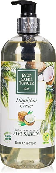 Eyüp Sabri Tuncer Hindistan Cevizi Sıvı Sabun 500 ml görseli.