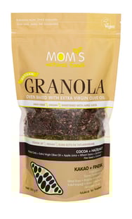 Kakao Fındık Granola 360gr Mom's görseli.
