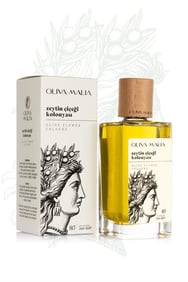 Oliva Malia Zeytin Çiçeği Kolonyası Cam Şişe 200 ml görseli.
