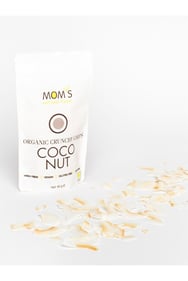 Organik Hindistan Cevizi Cipsi 40gr Mom's görseli.