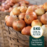 Organik Kuru Soğan Paketi 5 Kg görseli.