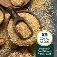 Organik Pilavlık Bulgur Fırsat Kutusu (3' lü paket) görseli.