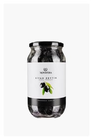 Siyah Zeytin 1 lt (cam kavanoz) Novavera görseli.