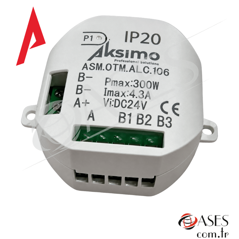 Aksimo ASM-106 LED Alıcısı – Dimmer Kontrol Modülü,ASM.OTM.ALC.106