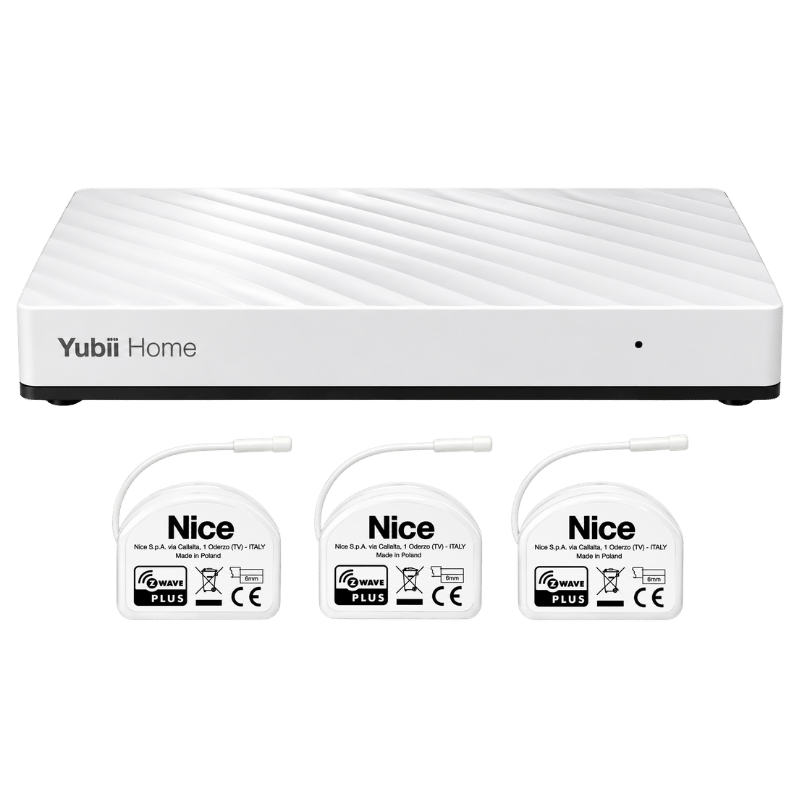 Nice Yubii Energy Kit Z-Wave – 3 Alıcılı Akıllı Aydınlatma Seti