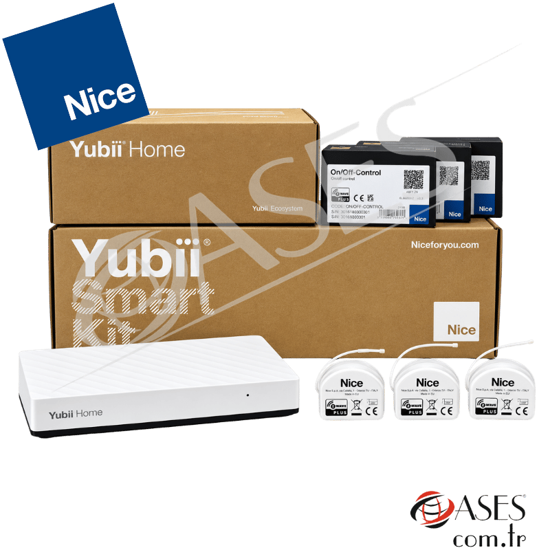 Nice Yubii Energy Kit Z-Wave – 3 Alıcılı Akıllı Aydınlatma Seti