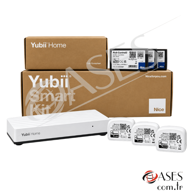 Nice Yubii Sun-Light Kit EU ZW Akıllı Panjur ve Tente Kontrol Seti – Home Lite + 3 Alıcı