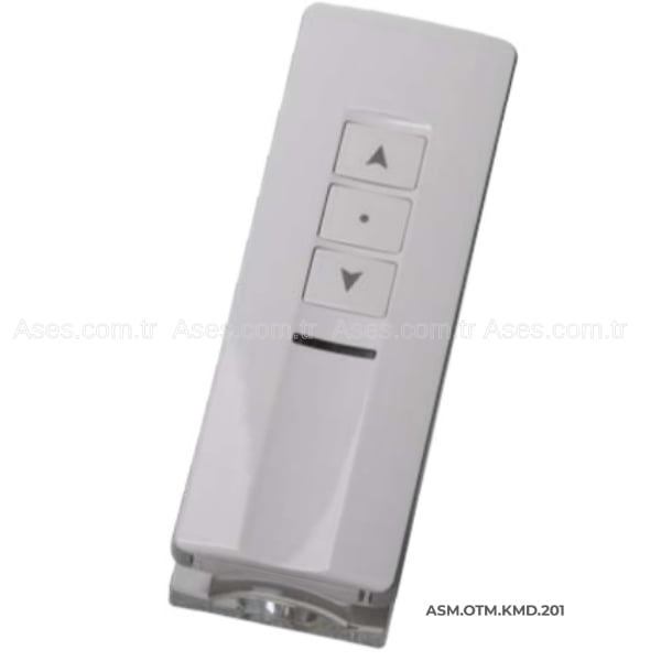 Aksimo ASM-201 1 Kanallı Panjur Kumandası (ASM-101 Alıcı Uyumlu)