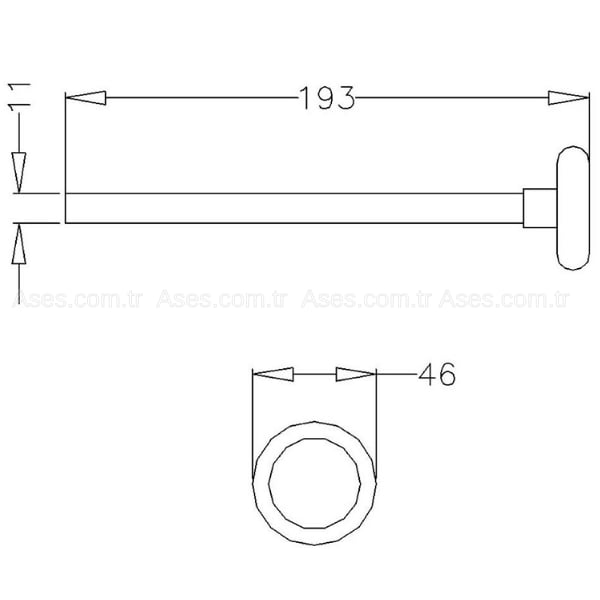 Seksiyonel Garaj Kapı Uzun Tekeri 2x11mm L=193mm (14 Adet)