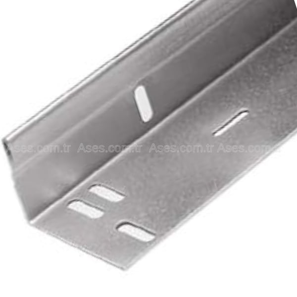 Seksiyonel Kapı Düşey L Ray 90x62x2mm (1 mt)