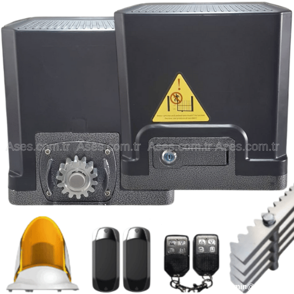 SM 120 DC Yana Kayar Bahçe Kapı Motoru Kiti (600 Kg)