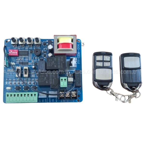 DMR AC 220V Yana Kayar Kapı Motor Kontrol Kartı (2 Kumandalı)