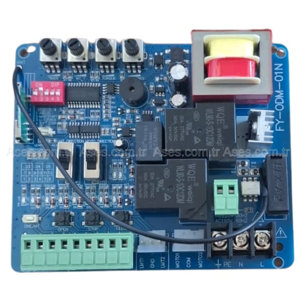 DMR AC 220V Yana Kayar Kapı Motor Kontrol Kartı (2 Kumandalı)