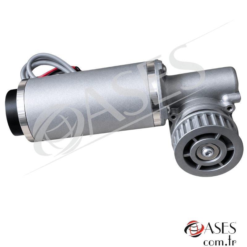Masspro Otomatik Kapı Motoru DC 24V 100W – Kasnak Dahil Tam Set