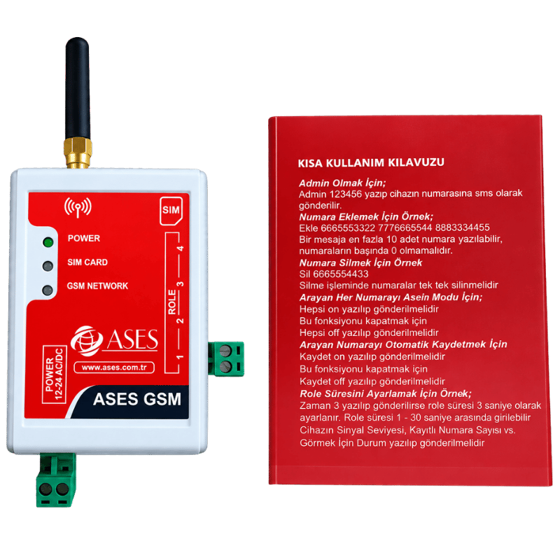 ASES A-1 GSM Telefonla Kapı Açma Modülü