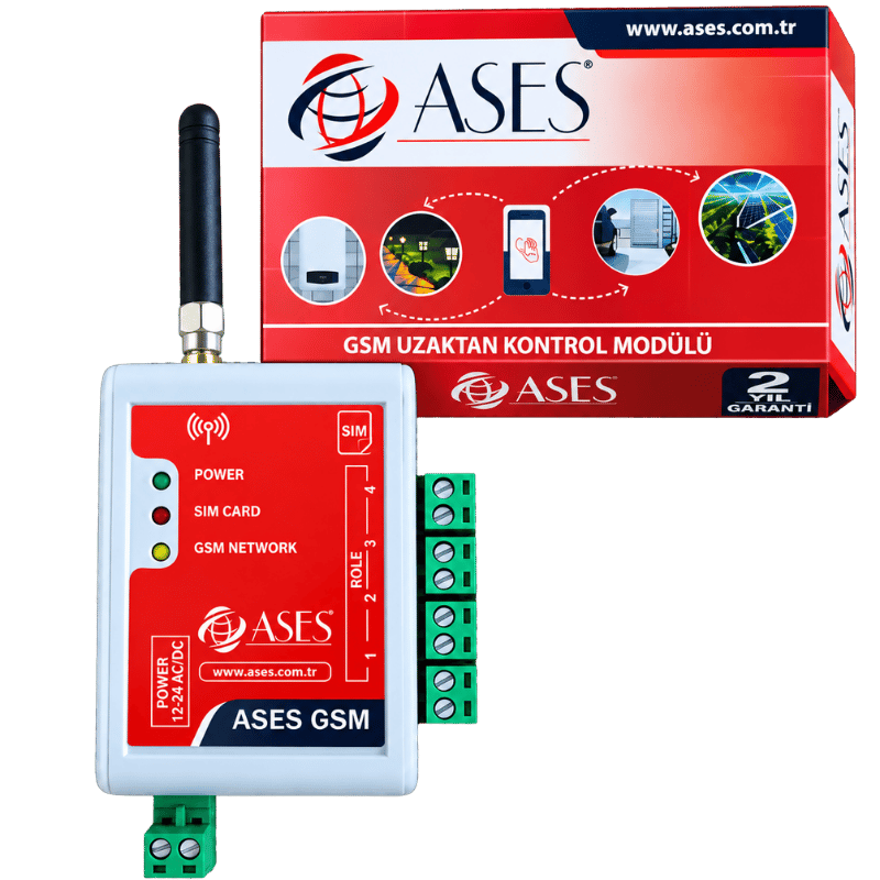 ASES A-4 GSM Telefonla Kapı Açma Modülü