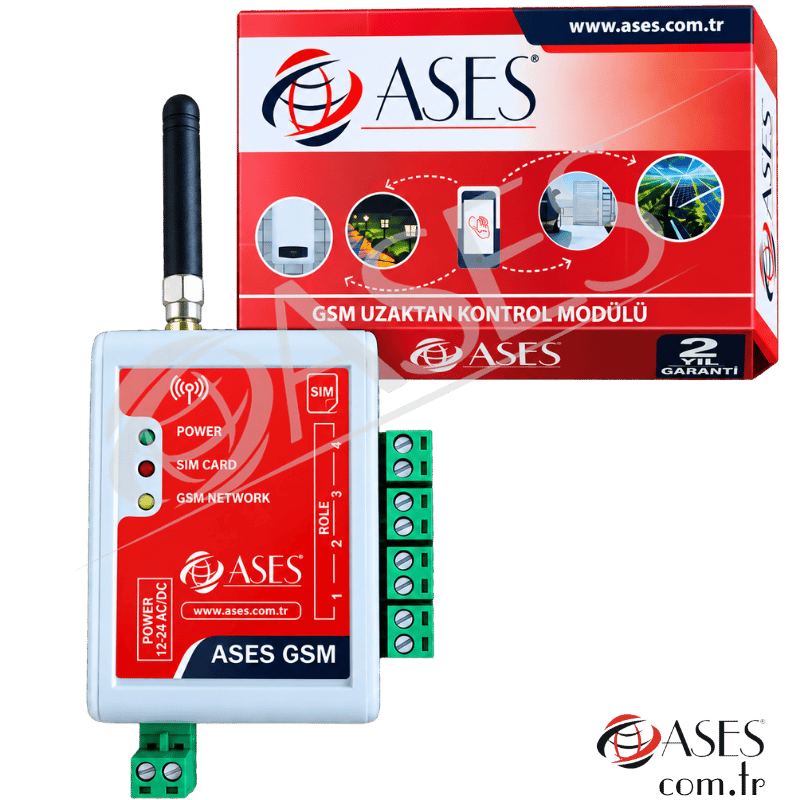 ASES A-4 GSM Telefonla Kapı Açma Modülü