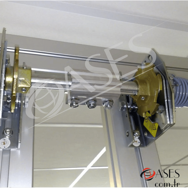 Seksiyonel Kapı Alüminyum Mil Manşonu – 1 İnç (25,4 mm) × 120 mm