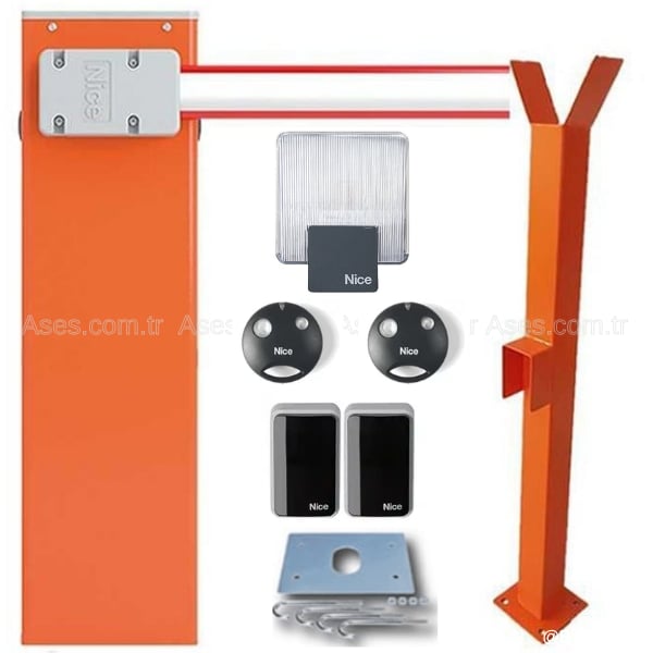 Nice WIDE S KIT2 4 Metre Kollu Bariyer Seti – Tam Set Site ve Otopark Çözümü