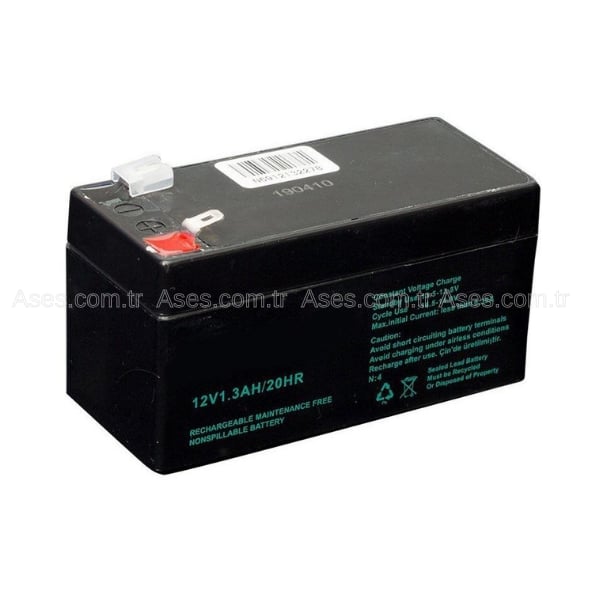 OEMASE.12V.1.3AH.AKBakımsız Kuru Akü 12V 1.3Ah