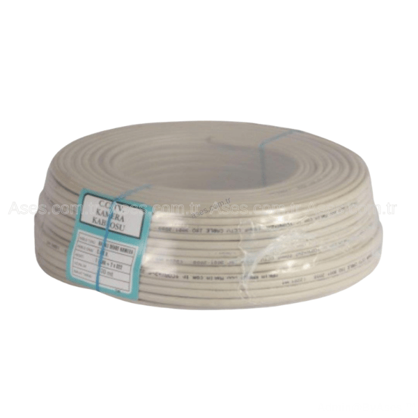 OEMASE.KBL.C2.2x0.50CCTV Kamera Kablosu Tam Bakır C2 2x0.50 4+1 100mt